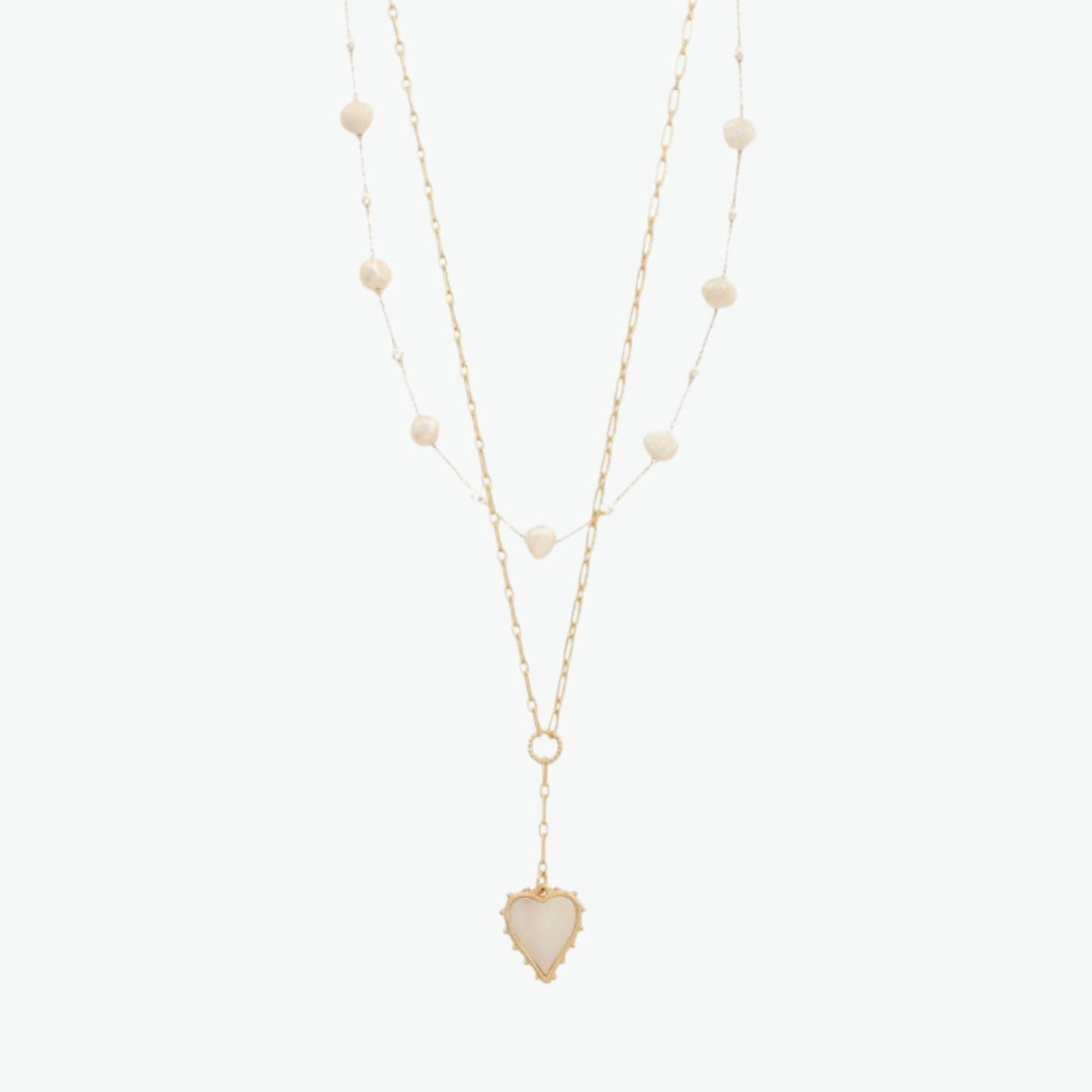 Heart Necklace, Layered