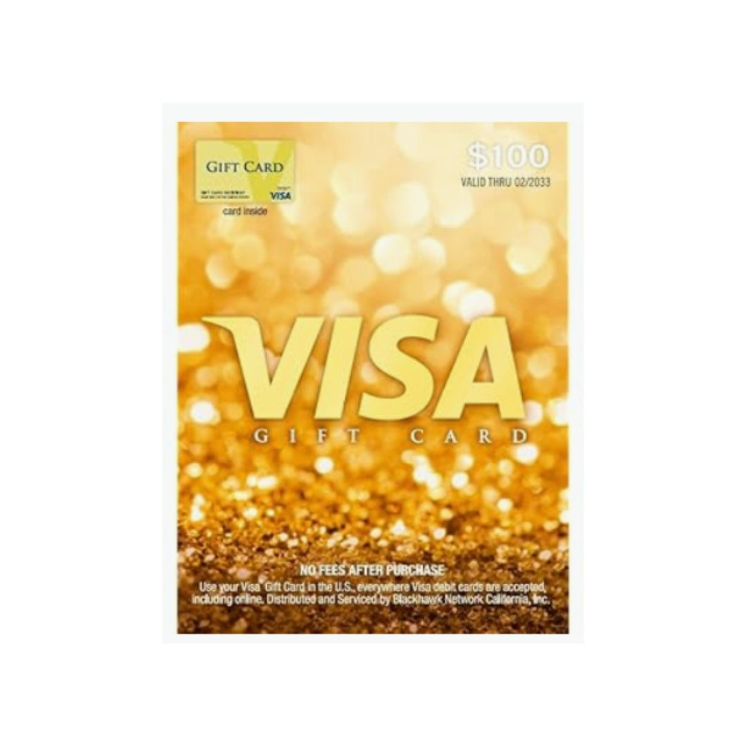 $100 visa gift card