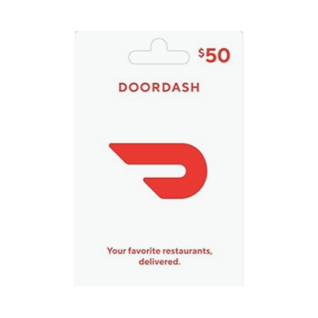 $50 Door Dash Gift Card