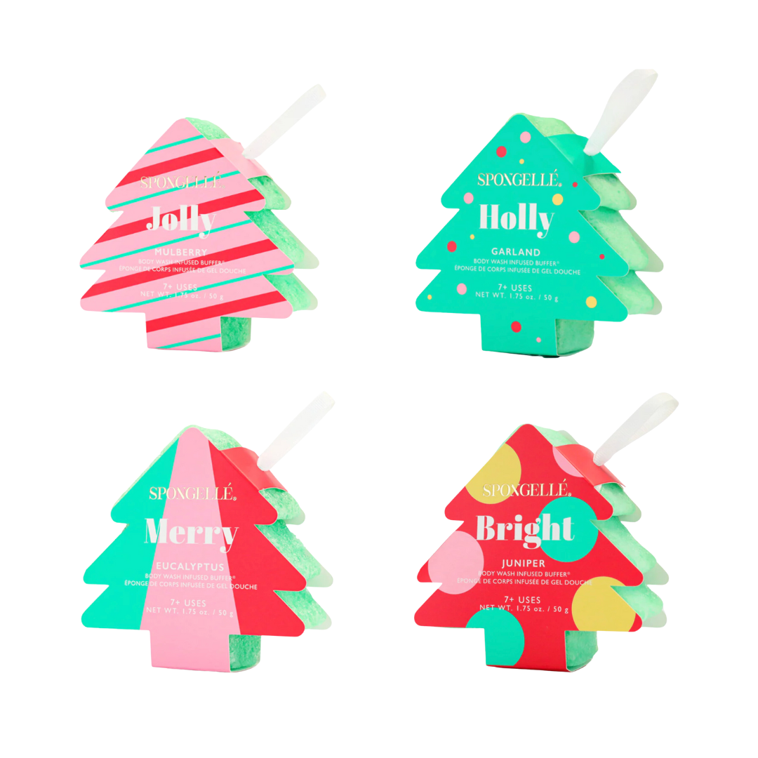 Christmans Spongelle - Tree Shapes